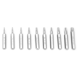 Pentalobe Screwdriver Bits 10PCS 4mm T3 T4 T5 T6 T7 T8 T9 T10 T15 T20 Shank Pentalobe Screwdriver Bits Set Repair Tools