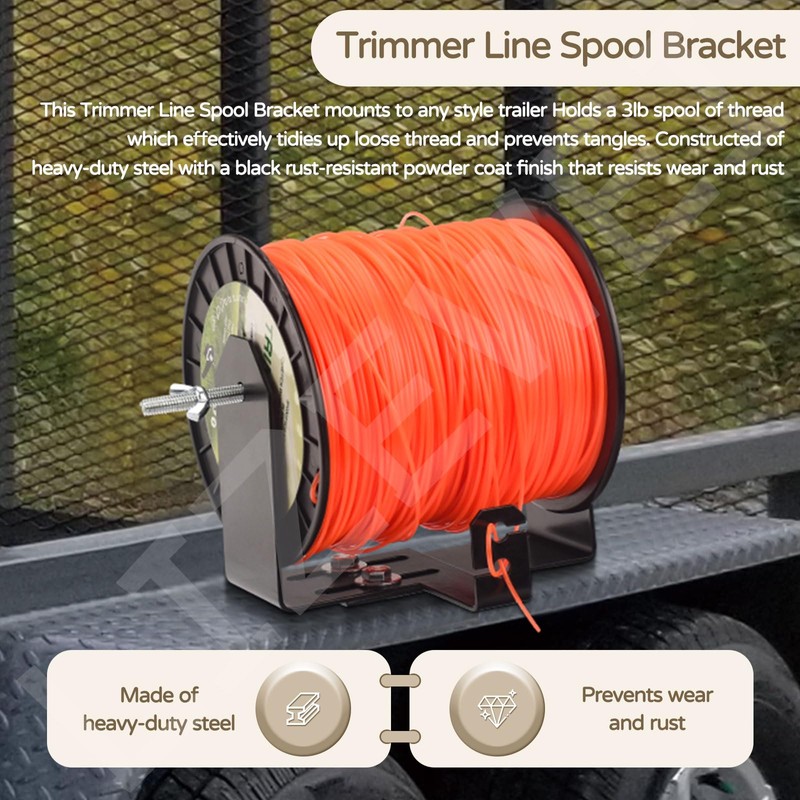 Mower Trimmer Utility Kit, Heavy Duty Weed Eater Rack, Weed