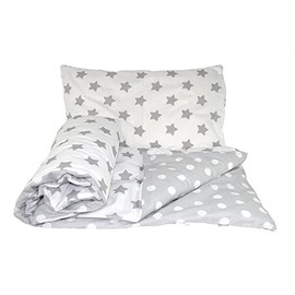 2 pcs PRAM Quilt Duvet and Pillow Set to fit Children pram Mini cot or Crib (1)