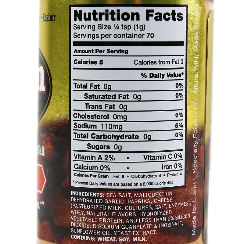 J&D Foods Cheddar Bacon Salt 2.5 Oz