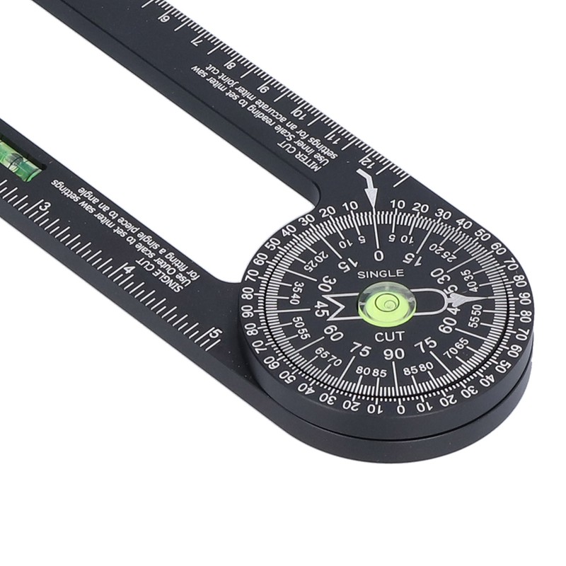 Miter Saw Protractor Metal Angle Measurement Finder Gauge Cutting Guide