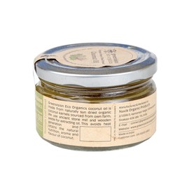 Greenvision Eco Organics Stone and Wood Pressed Organic Coconut Oil 6.76 Fl Oz | 200 ml - Moringa Leaf Blend Oil