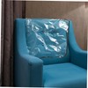 ORFOFE 2pcs Transparent Salon Chair Covers with Reinforced Black Border