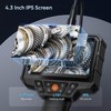 Endoscope Camera 4.3 Inch HD 1080P Inspection Snake Camera with