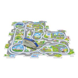 Masudaya Corporation Panel World Run! Shinkansen E7 Series Kagayaki ‎8x29x28cm 1713