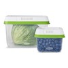 Rubbermaid® FreshWorks Produce Saver, Medium and Large Produce Storage Containers,