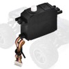 equlup RC 5 Wire Servo, Servo Steering Engine Accessory High