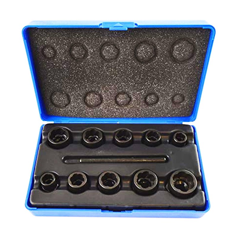 Dapetz ® 11 Pieces Grip & Twist Sockets Locking Wheel