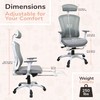 BambooMN Ergo Modo Office Chair - Mineral/Black