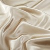 P Pothuiny Satin Sheets Set, Queen (6 Pieces, Taupe) -