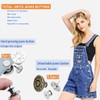 20 Pcs Jean Buttons, Buttons for Jeans to Make Smaller,