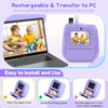 Instant Camera, Kids Camera Instant Print with 2.4 Inch Screen,