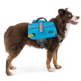 PetAmi Dog Backpack for Medium & Large Dogs, Saddle Bag for Dogs to Wear for Hiking, Pet Backpack Harness Dog Pack with Reflective Side Pockets for Walking Running
