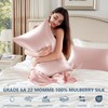 BYTB Silk Pillow Cases Standard Size Mulberry Silk Pillowcase for