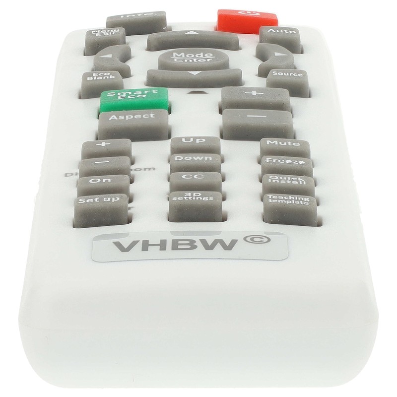 vhbw Remote Control Compatible with BenQ TW533, W1070, W1080ST, TW539,