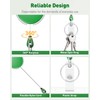 Uniclife 2 Pack Retractable Badge Reel for Badge Holder Green
