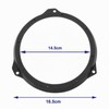 VGOL 165 mm 6.5 Inch Speaker Adapter Mounting Ring Front
