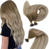 Easyouth Extensions with Nan-Ring, Real Hair, 20 Inches, 50 Pieces,