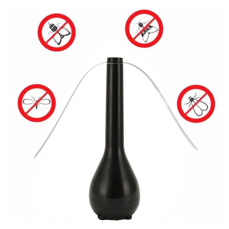 Outdoor Table Top Fly Repellent Fan USB Battery Dual Power