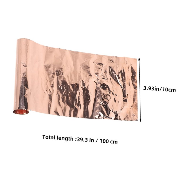VILLFUL 1roll Copper Sheet Excellent Wear Resistance Versatile Copper Foil