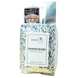 KAFFEE FIKA Espresso Blend, 17.6 oz (500 g), Home-roasted Coffee, Deep Roasted, 100% Arabica Seeds (Beans Stay)