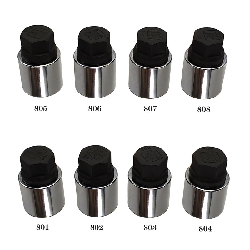 JEUCLEL 9PCS 25.5mm Wheel Lock Nut Remover Kit for Jeep