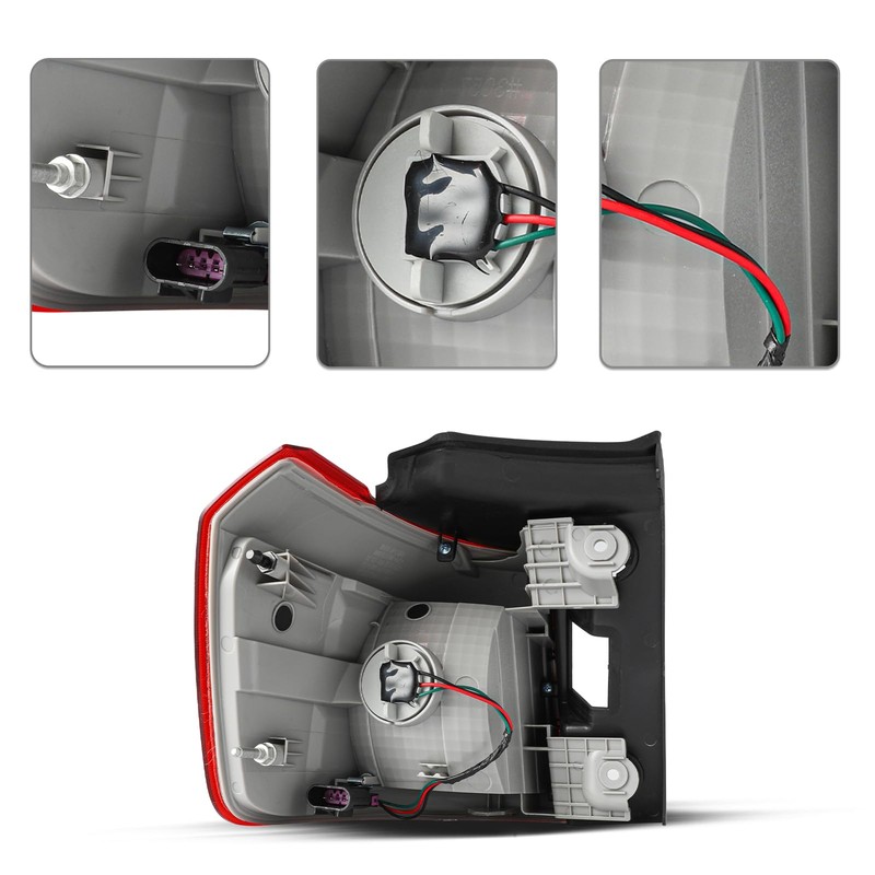 SOCKIR Fit for 2010-2017 GMC TERRAIN Halogen Tail Light Assembly