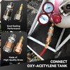 Oxy Acetylene Torch Quick Connects Fittings | Upgraded QDB10 Set