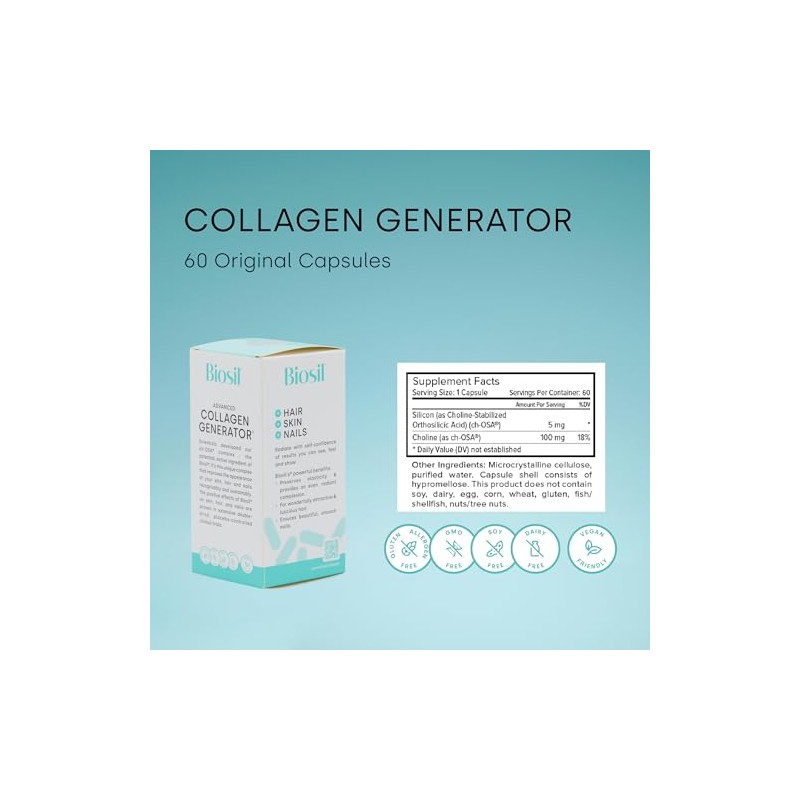 Biosil Collagen Generator - 60 Capsules