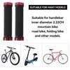 Bike Handle Grips with Wrench, Non-Slip Rubber Bicycle Handlebar Grips