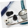 Hohopeti 2 Sets Stethoscope Replacement Diaphragm and Ear Attachments Comfortable