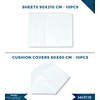 TNT Disposable Bedding, Bed Sheet Set + Pillowcases, Quantity Discounts,