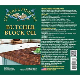 General Finishes Butcher Block Oil, 1 Gallon