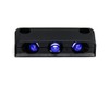 Innovative Lighting 003-4000-7 Surface-Mount 3 LED Step Light - Red LED with Black Case
