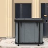 230L (60 Gal) Extra Large Fashion Laundry Sorter 3 Section