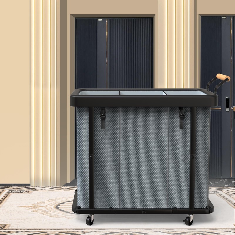 230L (60 Gal) Extra Large Fashion Laundry Sorter 3 Section
