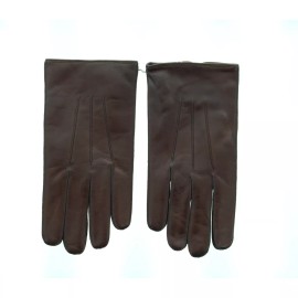 Coach Nappa Leather Gloves, Men's Winter Driving Gloves, Cashmere Lined 82863 - S, Fawn