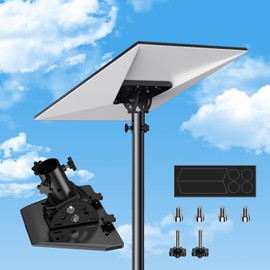 Gen 3 Starlink Mount Kit- Pipe Adapter, Stainless Steel Pole Mount, Angle-Adjustable Starlink Mouting Kit for Gen 3 Roof Mounted Accessories (Fits Max 1.38" Poles)