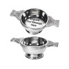 Wentworth Pewter - Small Pewter Quaich Cup of Friendship Engraved