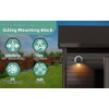 Vinyl Siding Mounting Kit, Light Mounting Block with Built-in Electrical