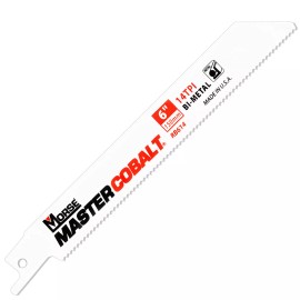 Morse MK MORSE Master Cobalt Reciprocating Saw Blade 6"x3/4" 14TPI RB614B100-100 pack