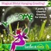 VFM - Garden Fairy Sign Metal Fairy Welcome Sign -