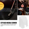 Toyvian 6pcs Record Player Needle Cover Record Needle Protector Replacement