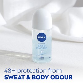 Nivea Pure Invisible Gentle Care Roll-on 50ml (Pack of 3)