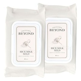 Beyond 비욘드 라이스밀크 딥 클렌징 티슈 174g 50매 x 2개29993051 Beyond Rice Milk Deep Cleansing Tissue 174g 50 Sheets x 2 Pack