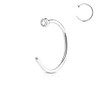 Paula & Fritz® Nose Clip 316L Surgical Steel Silver Black