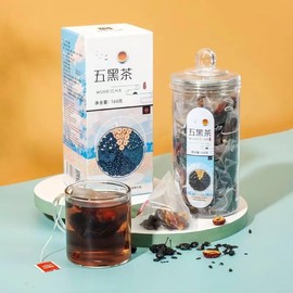 Chinese herbs Tea Tea Bags Combination of Herbal Tea (Five black tea) 五黑茶 5.64oz(160g,8gx20P)