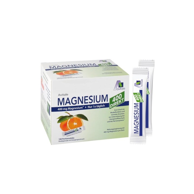 Magnesium 400 Direct Orange Pack of 100 Bags