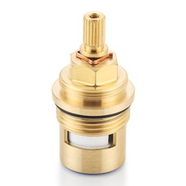 Faucet Cartridge Replacement for Kohler 1000187, Used in Deck Faucets with 3/4 inch Valves, Cold Ceramic Valve Faucet Replacement Parts (Cold 1000187)