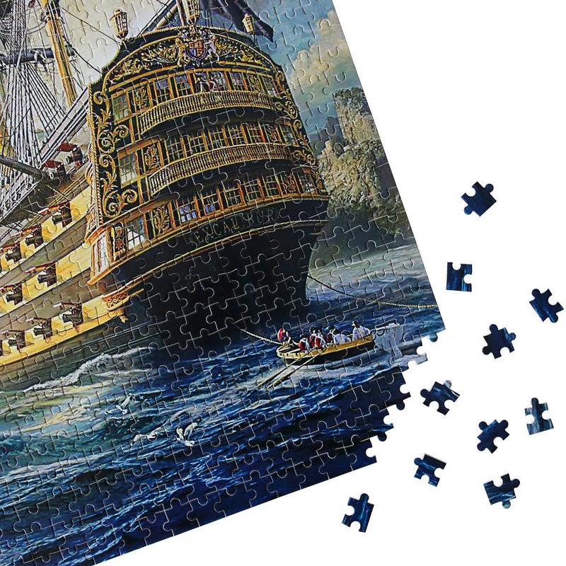 Moruska Sailing Ship Puzzles for Adults 1000 Piece Wooden Jigsaw